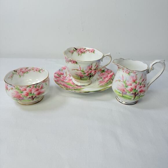 Royal Albert Bone China “Blossom Time” Set - Picture 1 of 12